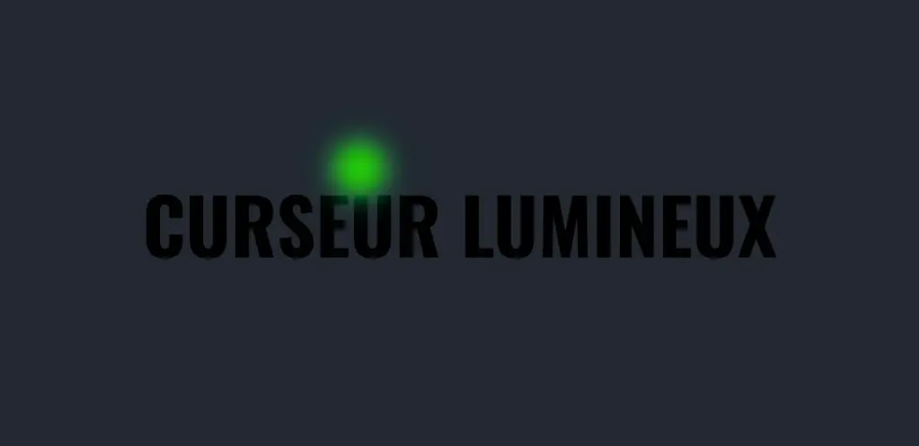 curseur lumineux