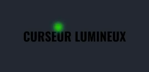 curseur lumineux